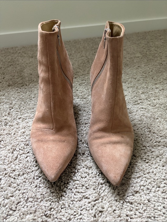 rag & bone Shoes - Rag & Bone Women's Pointed-Toe Suede Ankle Boots - Light Tan/ Beige Sz 39
